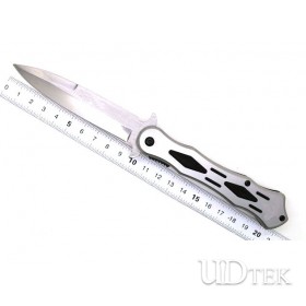 Stainless steel handle folding knife UD17056